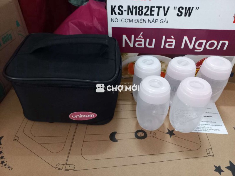 Túi trữ sữa mẹ đi làm + 5 bình