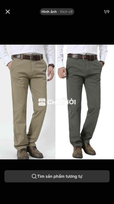 quần kaki nam trung niên mã 77
