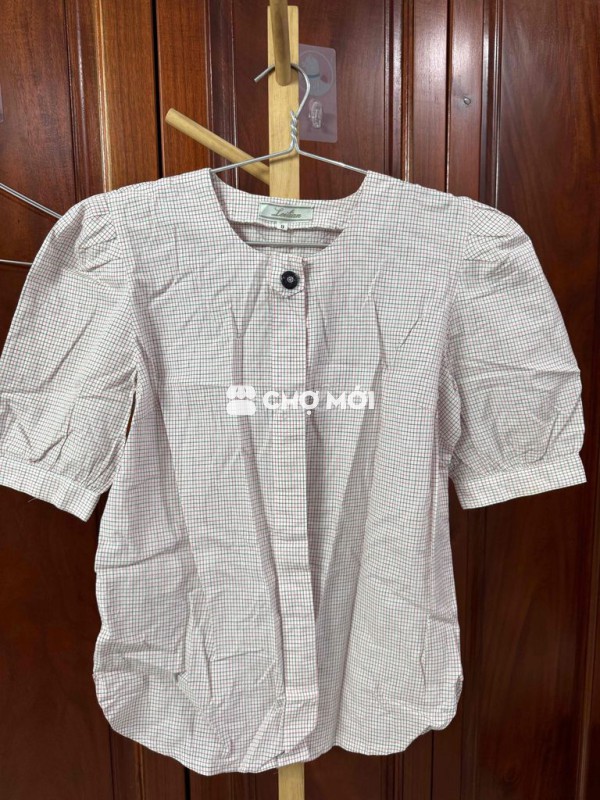 ÁO SỌC TAY BỒNG MANG GIẤU NÚT
