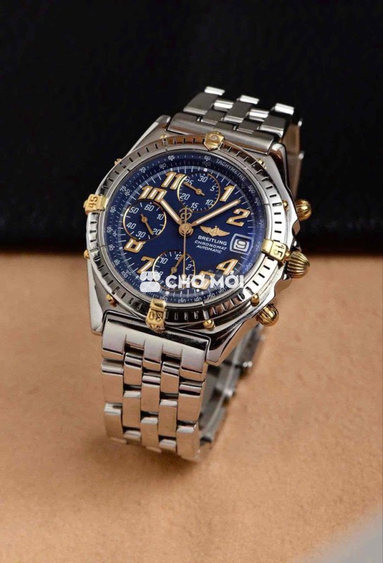 Breit… Chronomat Almost Demi 18K Glod Blue Dial