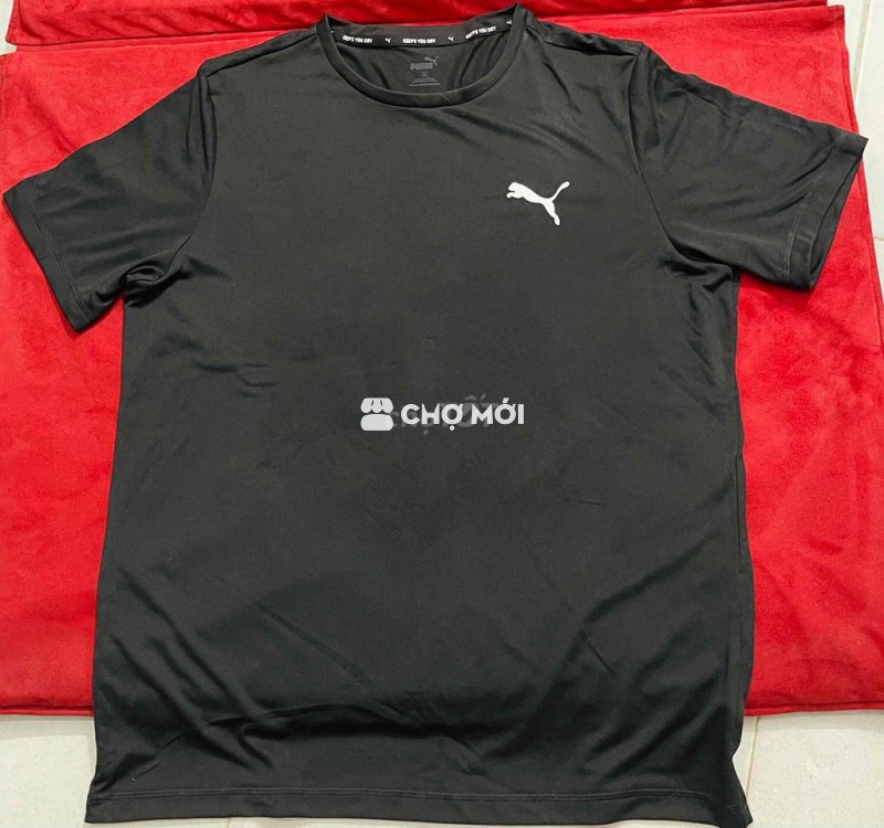 Áo thể thao Puma nam đen size XXL 85kg+ chuẩn form