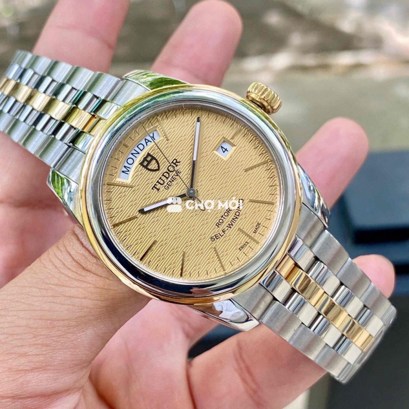 Tudor M56003-0003 glamour demi 18k day date-39mm