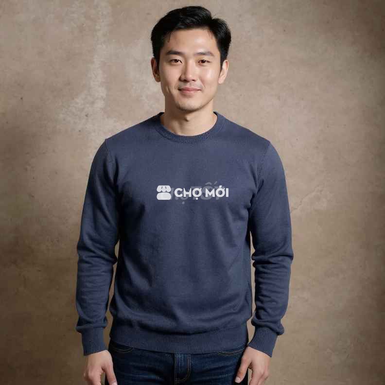 Áo Len Dệt Kim Xanh Navy