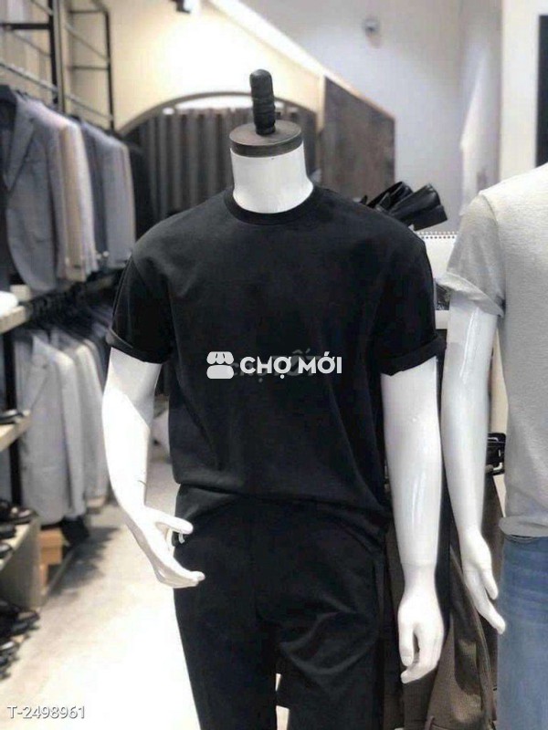 Áo thun nam cotton cổ tròn