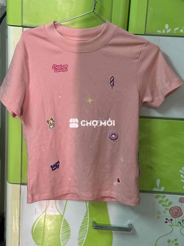 Áo sơ mi nữ cotton ngắn tay SIZE S
