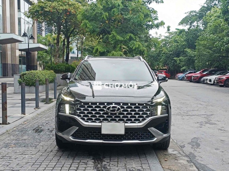 Hyundai Santafe 2.2D Premium model 2022 màu đen