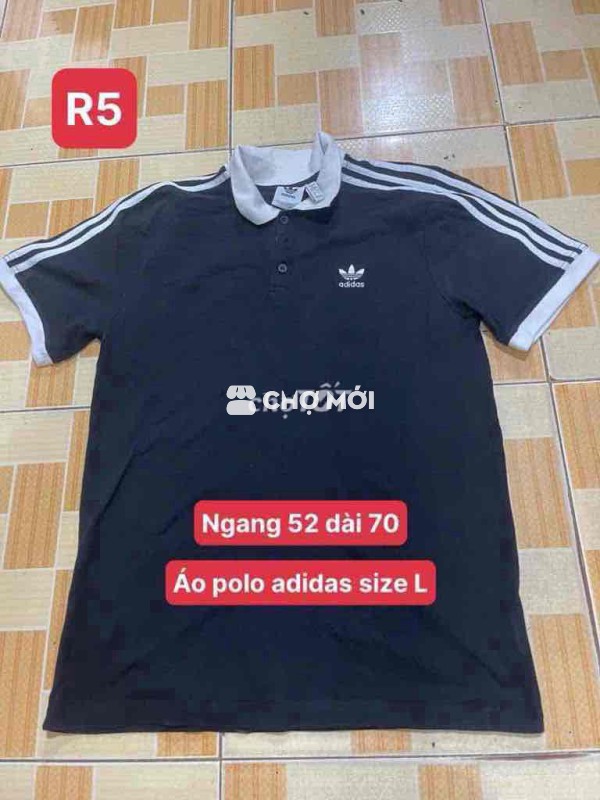 Áo oolo adidas size L