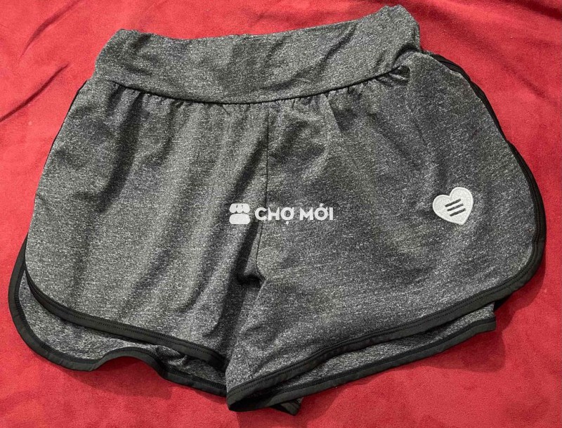 Quần short thể thao đi tập gym nữ size S M eo 70cm