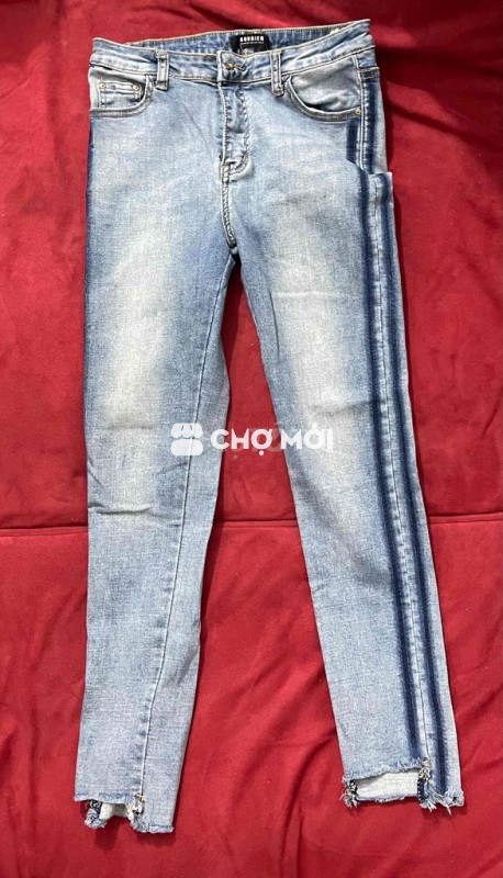 Quần jean nữ hiệu AONAIER size29 eo 74-76cm dài88