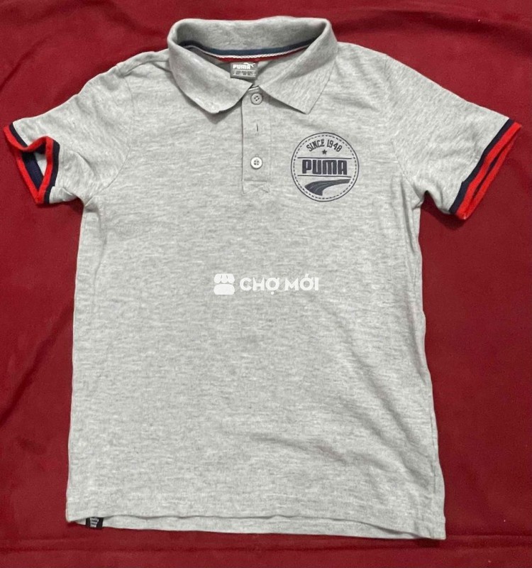 Áo thun polo PUMA bé trai size 120 bé 4-5 tuổi 70%