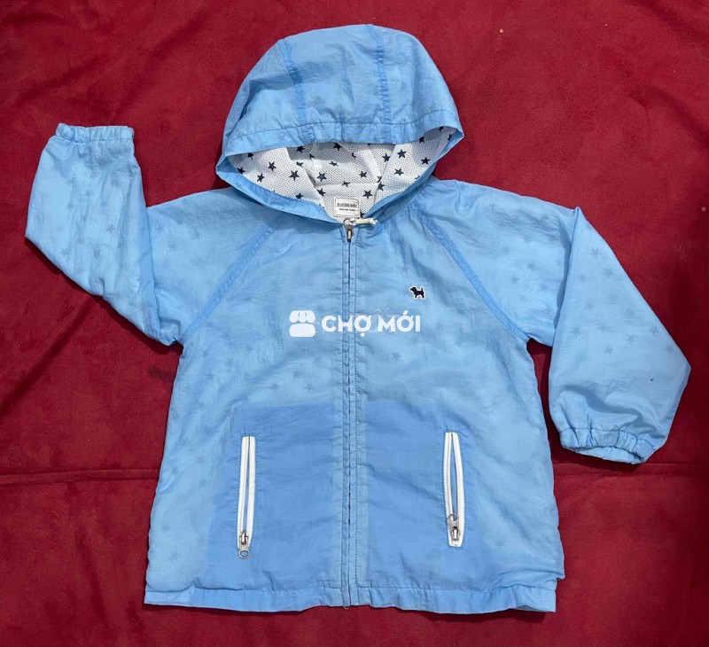 Áo khoác gió cho bé hiệu Bluedog size 90-100 85%