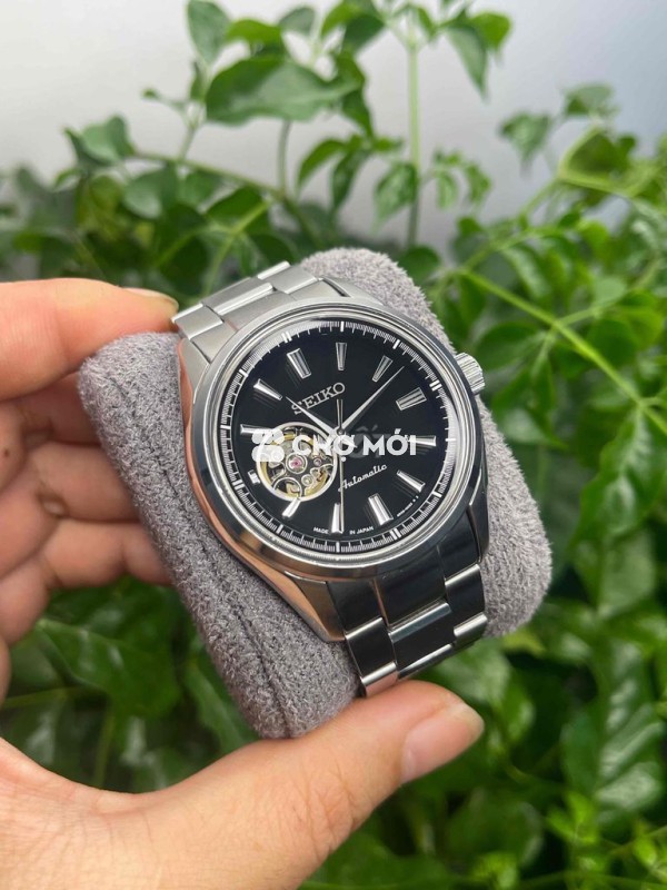 Đồng hồ Seiko Automatic Nam, dây thép đen