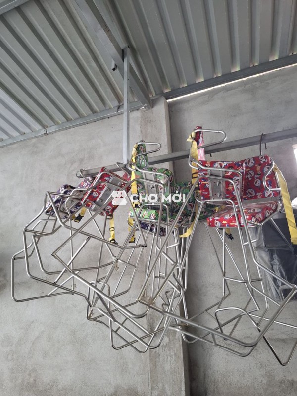 Ghế inox cho xe tay gas thanh ly