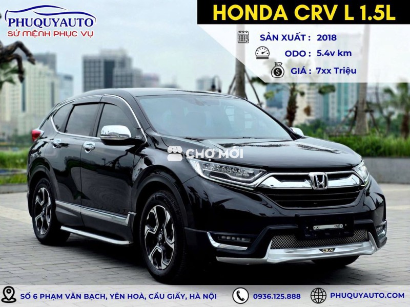 Honda Crv L 1.5L sx 2018 màu đen bản full 7 chỗ
