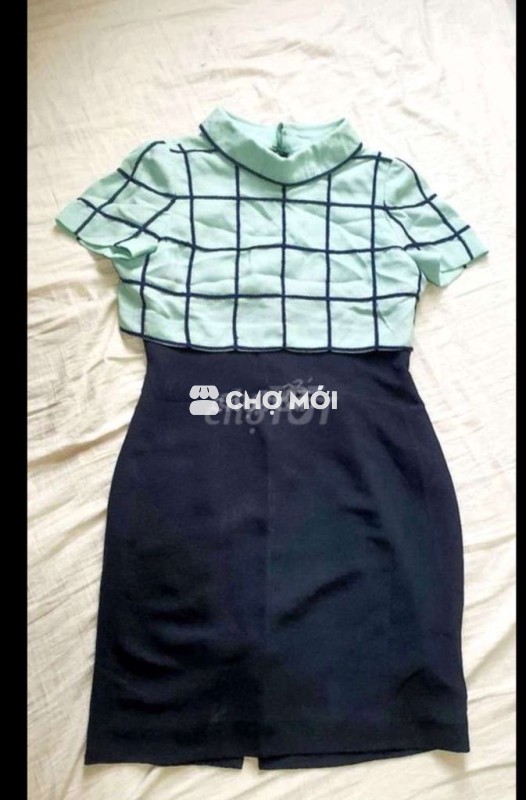 Đầm thun dáng công sở