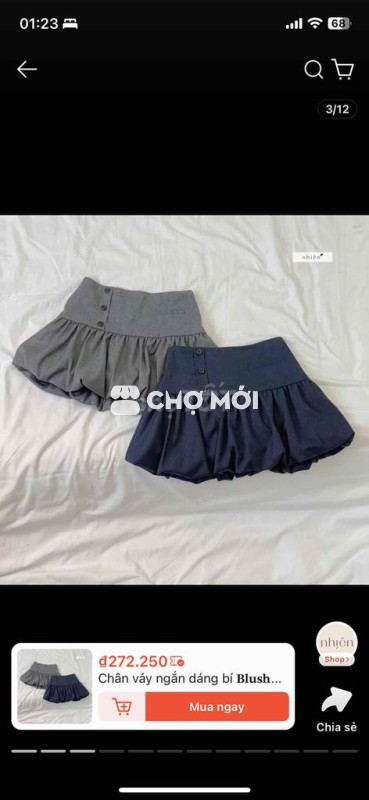 Chân váy của Nhiên, size S chưa mặc đến