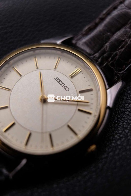 Đồng hồ Seiko càng gãy demi vàng cổ điển tinh tế