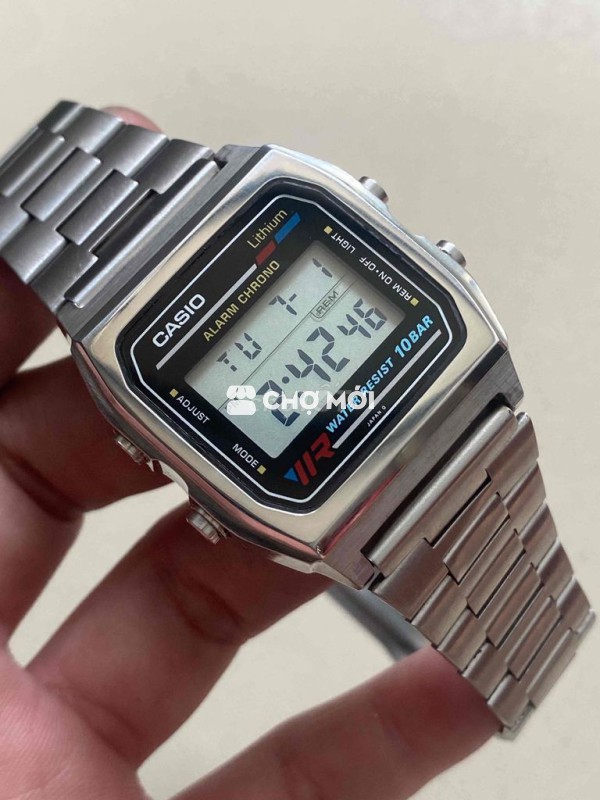 CASIO W780 FORM TANK FULL THÉP ZIN CHINH_HÃNG