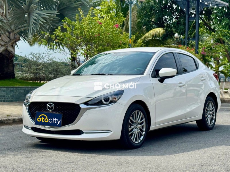 Mazda 2 2022 Luxury - Màu trắng - 3vkm - BSTP