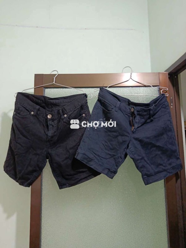 Thanh Lý Combo 2 Quần Short Jean Bền Đẹp (XL)