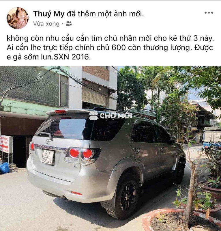 Toyota Fortuner 2016 2.4G 4x2 MT - 128000 km