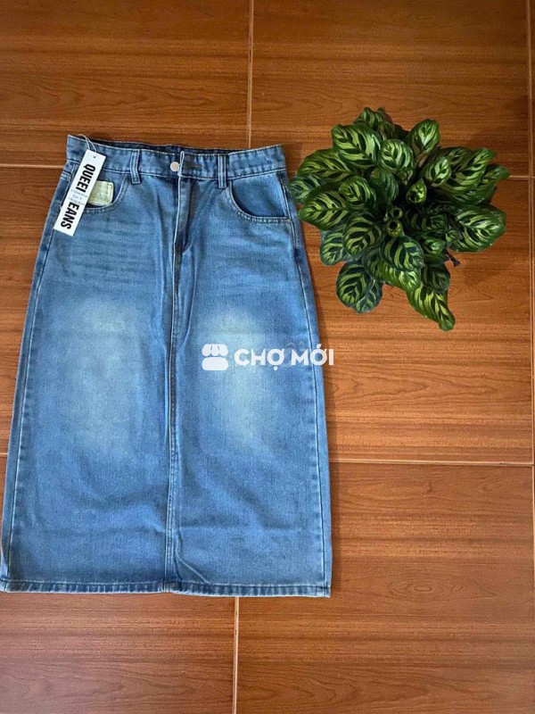chân váy qc dáng dài new