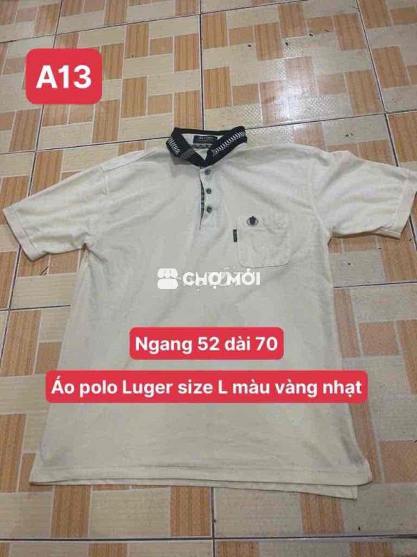 áo polo Luger size L mới 99 %