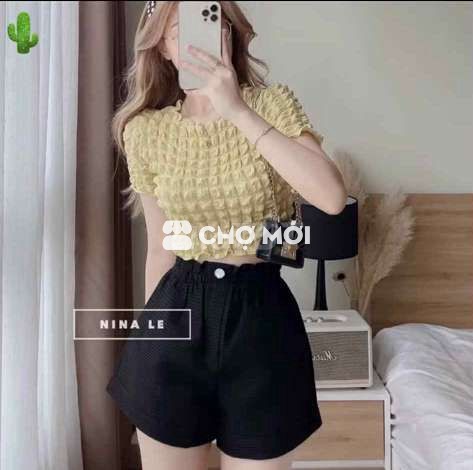 Áo croptop xốp