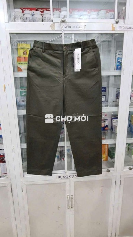 Quần Kaki  MERGO nhật màu xanh rêu