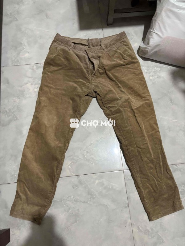 Thanh lý quần Kaki vải bò nam hiệu Uniqlo đẹp