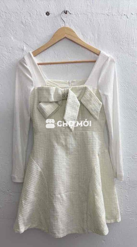 Đầm dự tiệc - size M - màu trắng