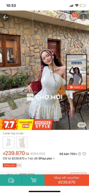 Váy body đi biển thắt nơ