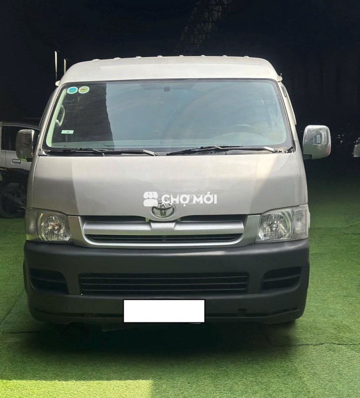 Toyota Hiace 2007, van 6 chỗ 850Kg, máy dầu