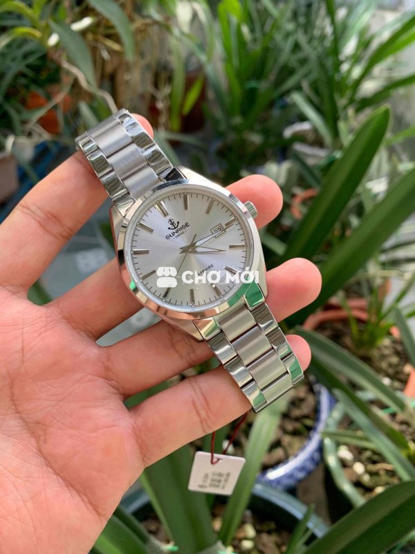 xả đồng hồ chính hãng SUNRISE máy Pin nhật