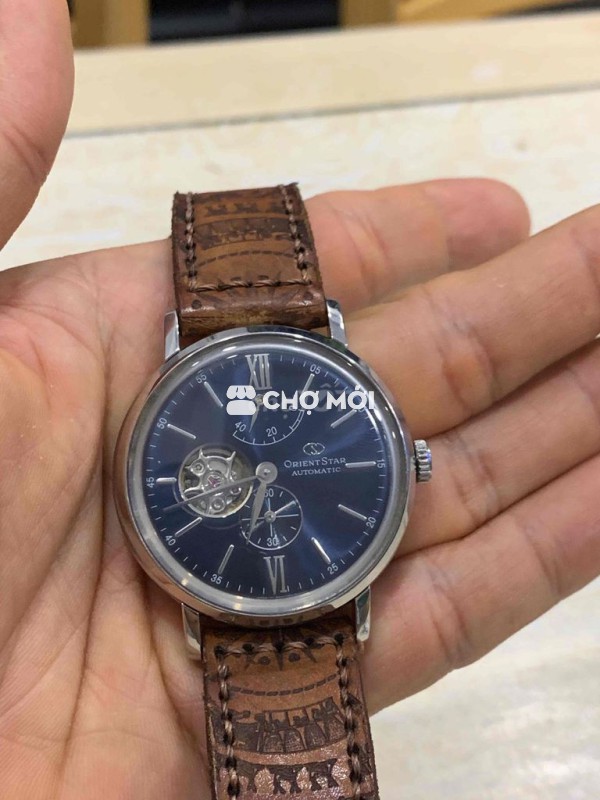 Đồng hồ OrientStar automatic hở tim hai kim rưỡi
