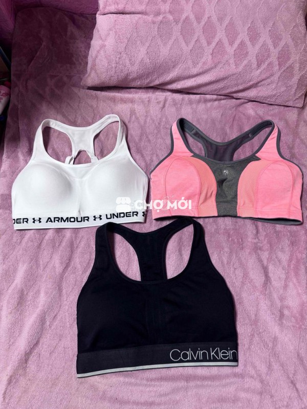 Pass combo 3 áo bra tập hiệu size L mới 98%