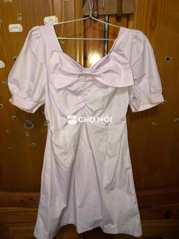 Váy nữ tím pastel