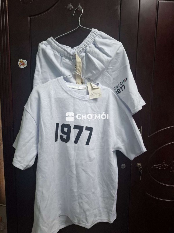 Áo thun Gucci nữ cotton trắng size M _L