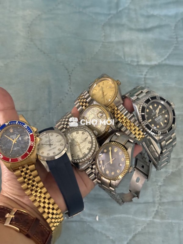 Đồng hồ Rô lếch máy thuỵsỹ Eta 2824-2836.Chếtác.GL