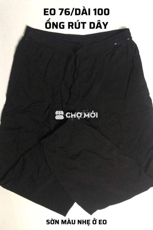 (2hand)Quần jogger dù túi hộp Uniqlo eo 69~76