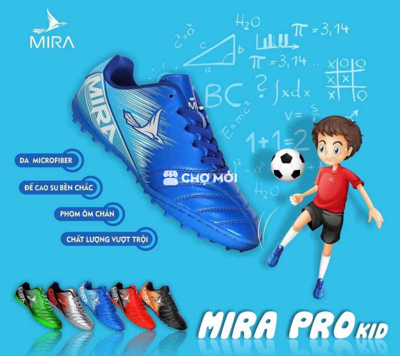 giày đá bóng bé trai từ 4 tuổi