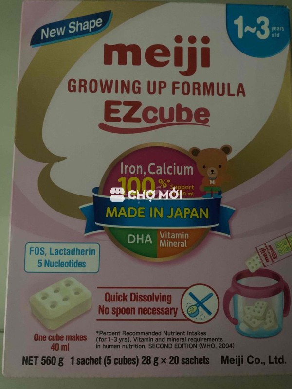 Thanh lý sữa thanh Meiji 1y+