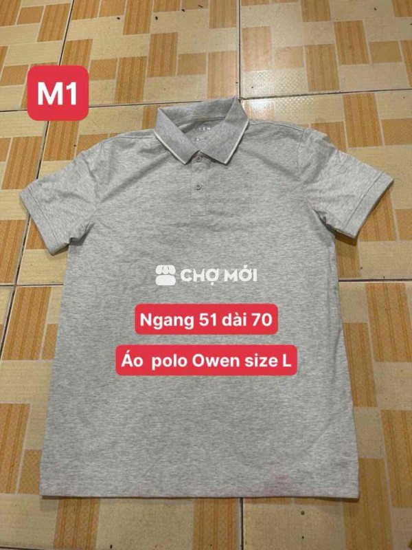 5 áo Owen mới size L giá 150k 1c