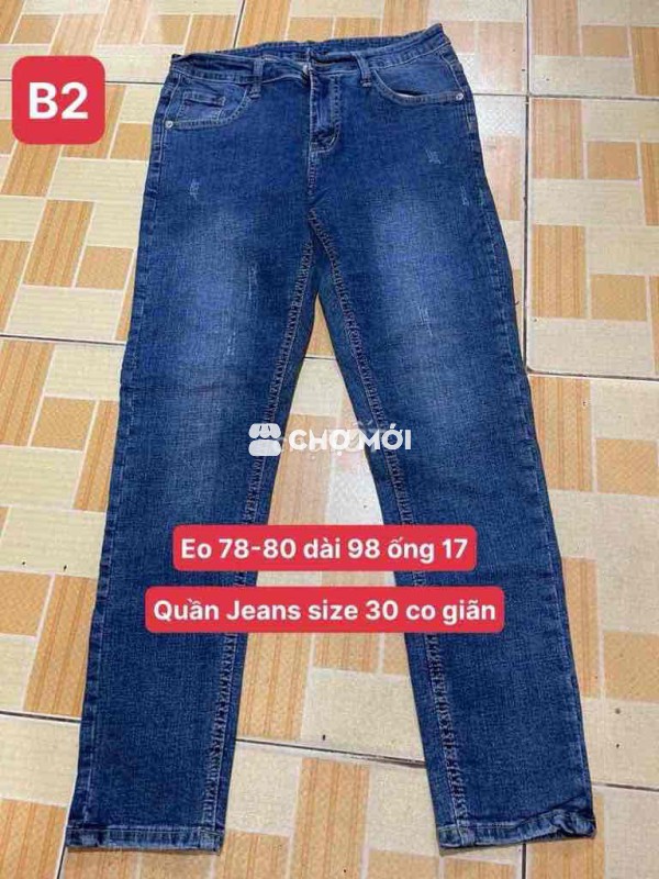 3 quần Jeans size như hinh 100k 1c