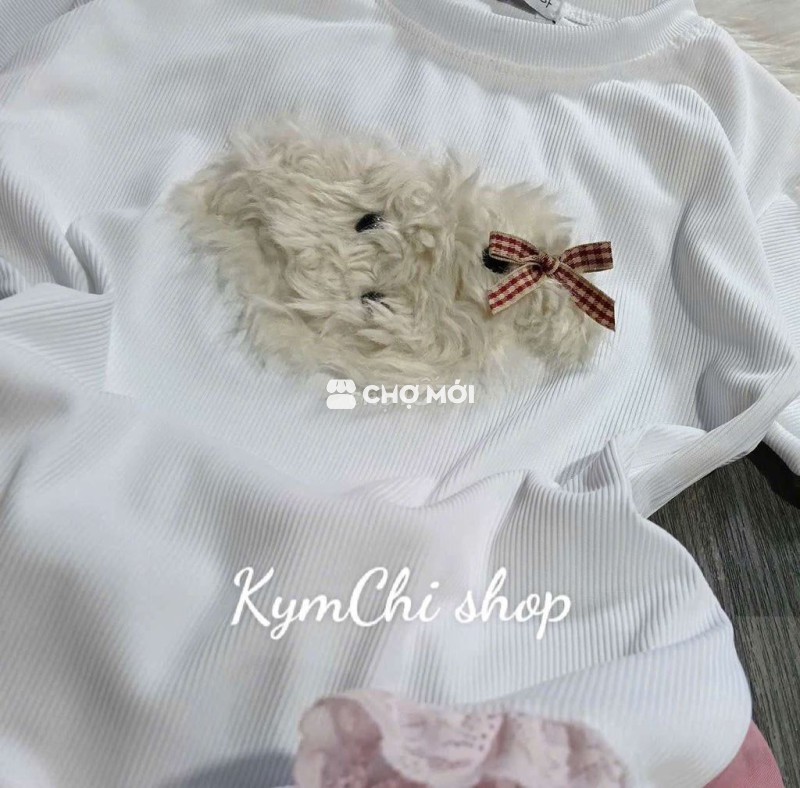 Áo thun nữ cotton màu trắng