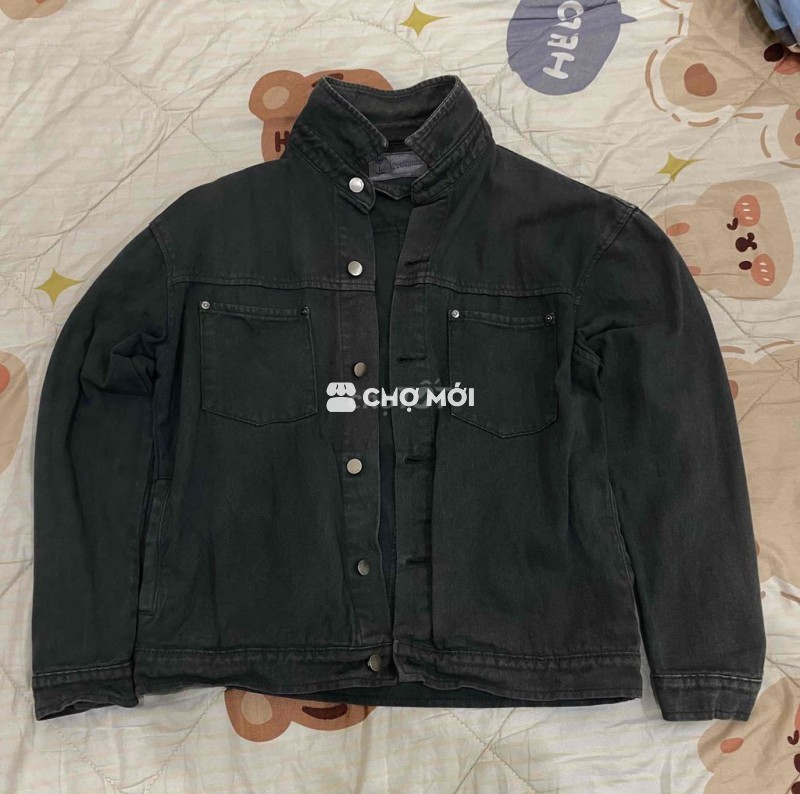 áo jacket jean rêu size L