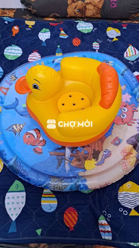 Bán Combo Ghế ngồi vit vàng + Thảm nước size100cm
