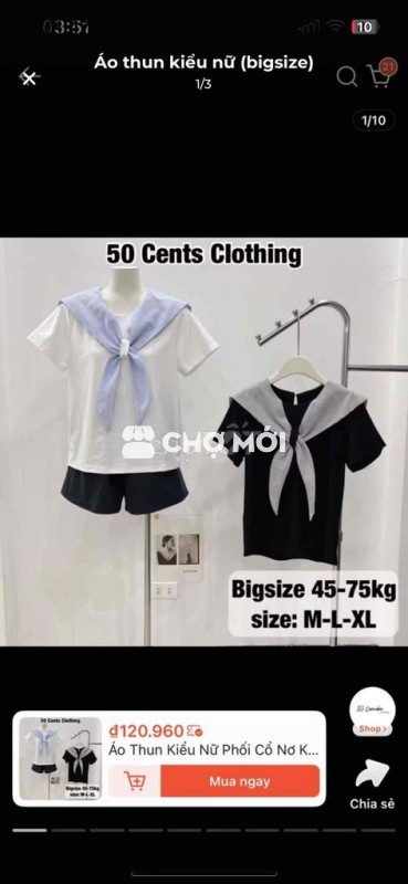 Áo thun kiểu nữ 50Cent Clothing (bigsize)