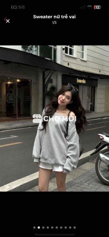Sweater nữ trễ vai Kimee House (bigsize)