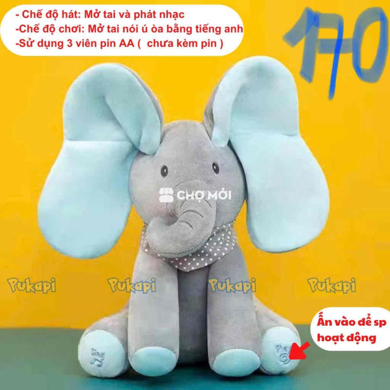 mới 100%,voi ú oà,phát nhạc cho bé